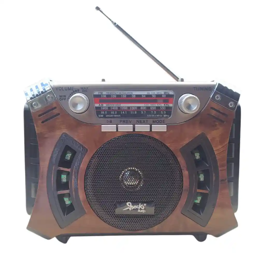 Radio Abuelo Am Fm Parlante Usb Retro Recargable Beck Play R-043bt