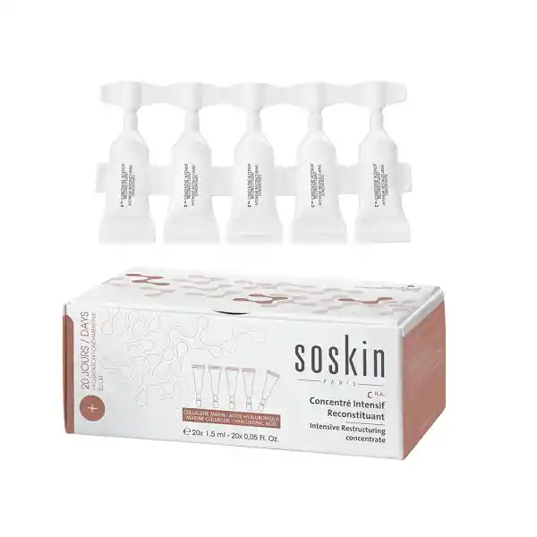 Ampolla Facial Soskin Intensive Restructuring Reestructurante Intensivo 20 X 1,5ml