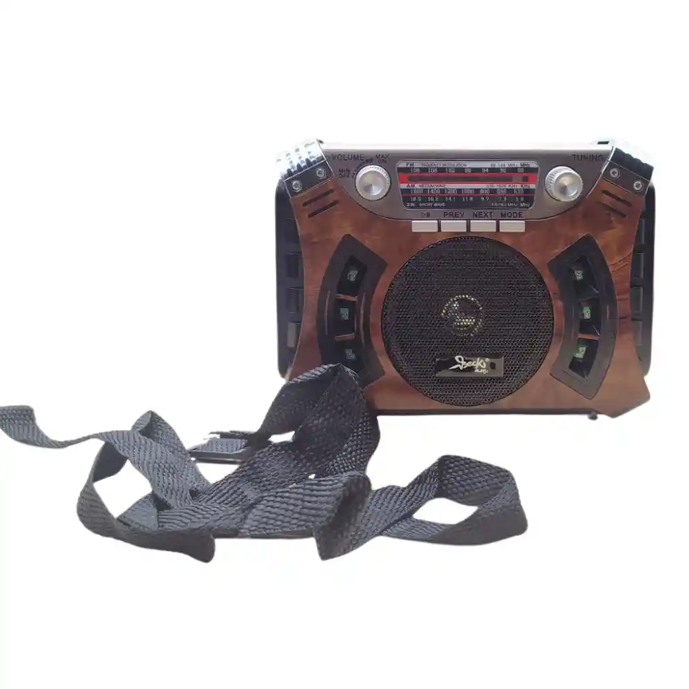 Radio Abuelo Am Fm Parlante Usb Retro Recargable Beck Play R-043bt