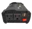 Inversor De Corriente 300w 12v A 110v Doble Enchufe Y Usb