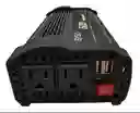 Inversor De Corriente 600w 12v A 110v Doble Enchufe Y Usb