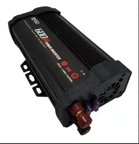 Inversor De Corriente 600w 12v A 110v Doble Enchufe Y Usb