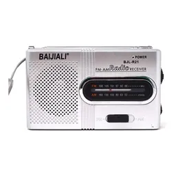 Radio Portátil Fm/am Radio De Bolsillo Ligero Altavoz Integrado Baijiali Bjl-r21