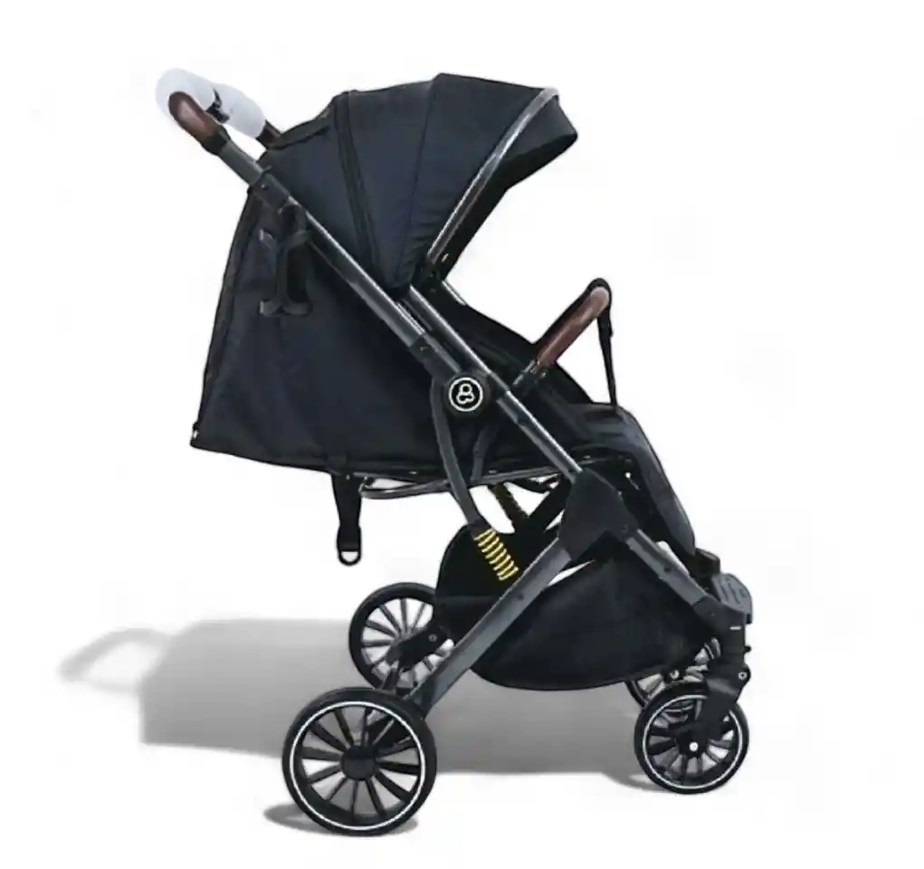 Coche Paseador Para Bebe Tipo Maleta Niña Niño Plegable Bebbiso Negro