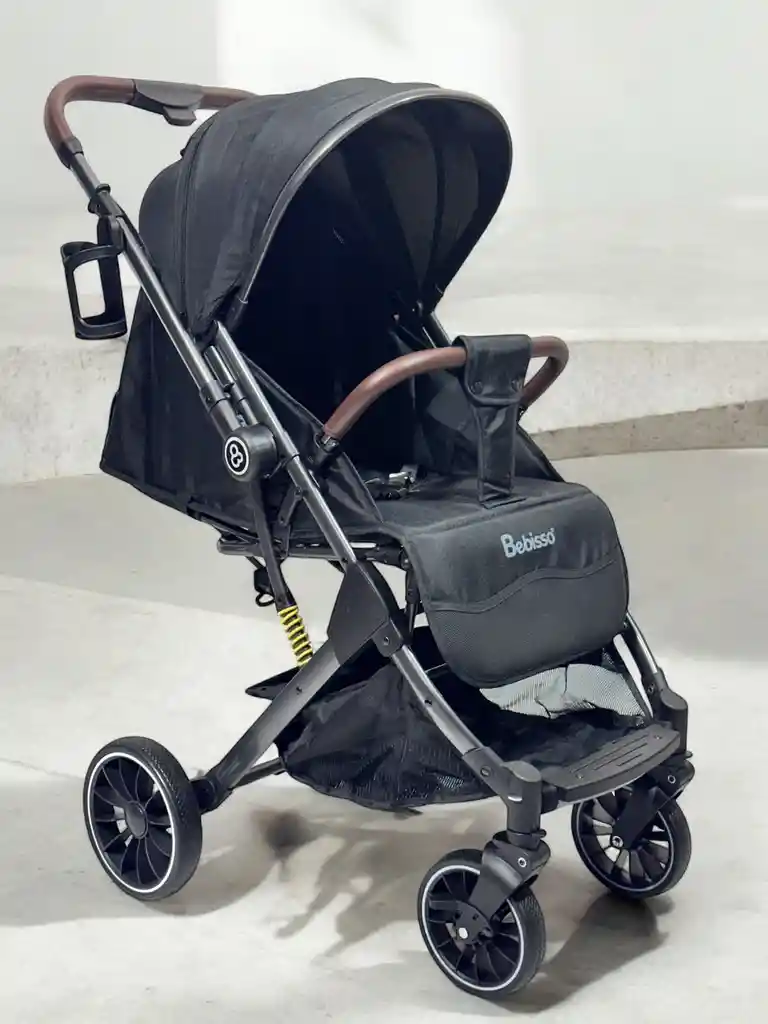 Coche Paseador Para Bebe Tipo Maleta Niña Niño Plegable Bebbiso Negro