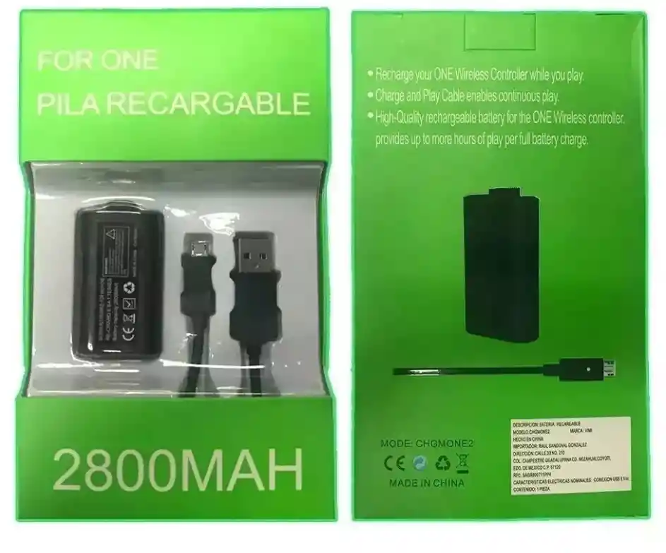 Kit Carga Y Juega Xbox One One S One X Juega Sin Limites