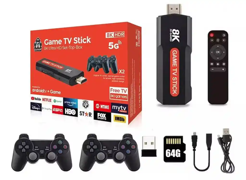 Consola De Videojuegos Gamer Tv Stick Smart