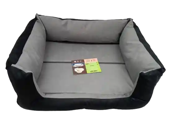Cama Soft Talla M 65 X 55 Cm Negro - Gris