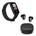 Xiaomi Smart Band 8 Active, Blk + Audífonos Buds 6 Play, Blk