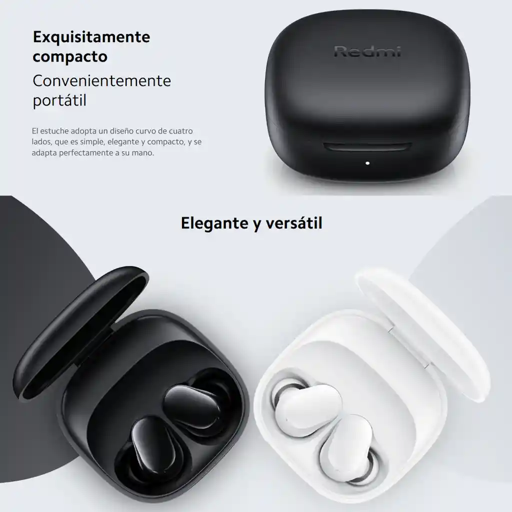 Xiaomi Smart Band 8 Active, Blk + Audífonos Buds 6 Play, Blk