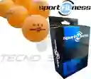 Raquetas Ping Pong Sport Fitness + 6 Pelotas Con Estuche