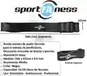 Banda Poder Sport Fitness Elástica Kit Negro + Morada Gym