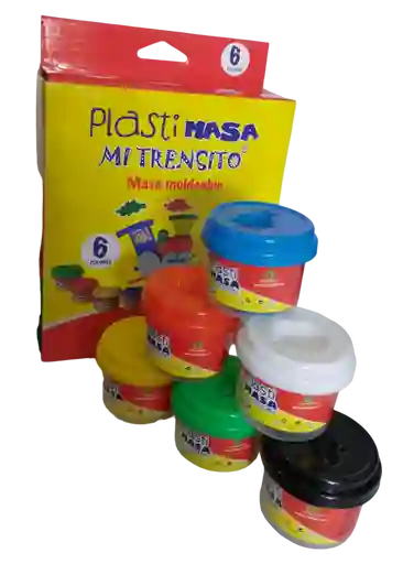 Plastimasa Fomi Moldeable X6 Colores Mi Trensito $ 21.990