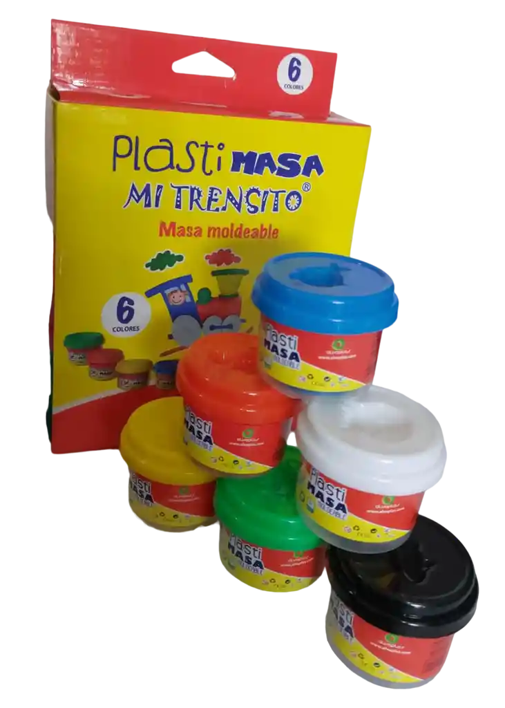 Plastimasa Fomi Moldeable X6 Colores Mi Trensito $ 21.990