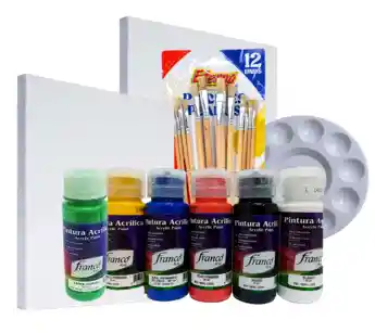 Kit Pintura Acrilica Pareja