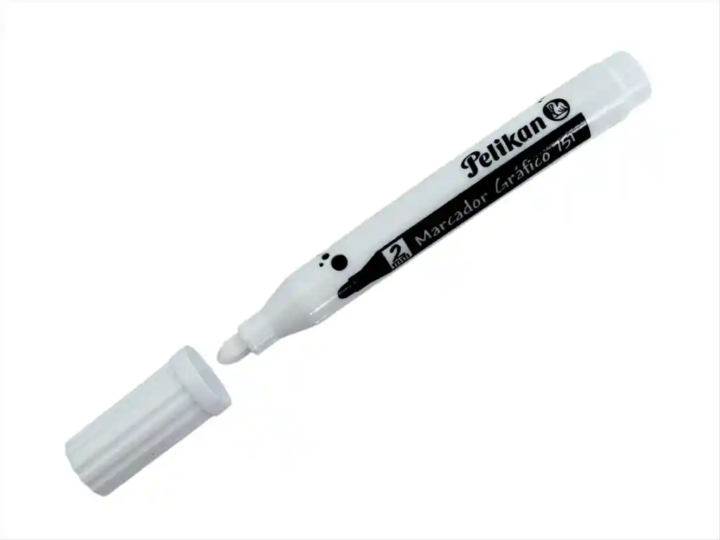 Marcador Grafico 751 Blanco Pelikan Para Toda Superficie Incluso Vidrio