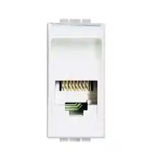 Toma Light Telef Rj11 4h 1 Modulo Blanco - Bticino N4258/11n