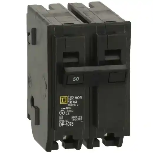 Breaker Enchufable Sqd 2 Polos X50 Amperios Home - Schneider Hom250