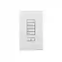 Botonera De 5 Botones Con Placa De Insertar - Lutron Qsws2-5bn-whnst