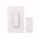 Switch Rf 6 Amperios Maest 1/10hp On/off Lutron - Lutron Mrf2s-6ans-wh