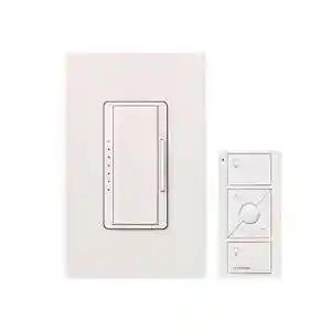 Switch Rf 6 Amperios Maest 1/10hp On/off Lutron - Lutron Mrf2s-6ans-wh