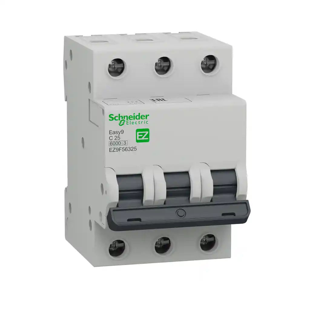 Breaker Riel Schneider Easy9 3 Amperios X 25 Amperios Icu 6 Kiloamperios 230 Voltios - Schneider Ez9f56325