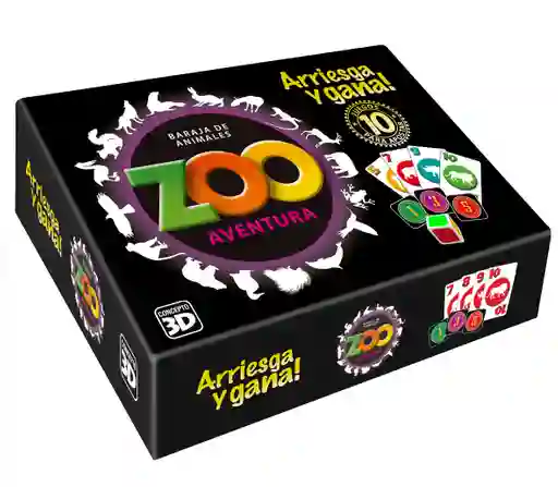 Juego De Mesa Arriesga Y Gana Zoo Para Familia