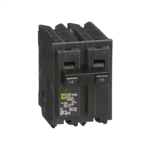 Breaker Enchufable Sqd 2 Polos X15 Amperios Home - Schneider