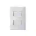 Interruptor Clickme Conmmutable Doble Blanco - Legrand 687622