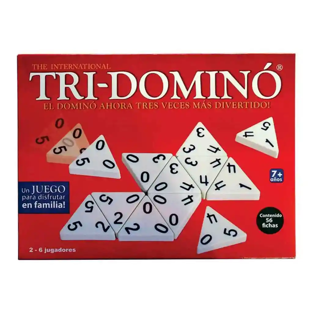 Juego De Mesa Estrategia Tri-dominó Para Adultos Familia