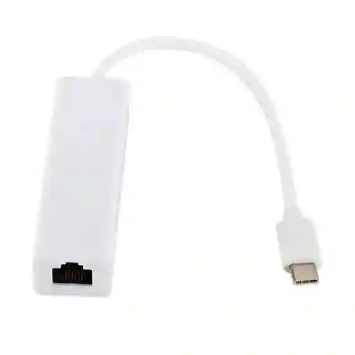 Adaptador Usb-c - Tipo C A Puerto Ethernet Rj45 Para Macbook O Pc