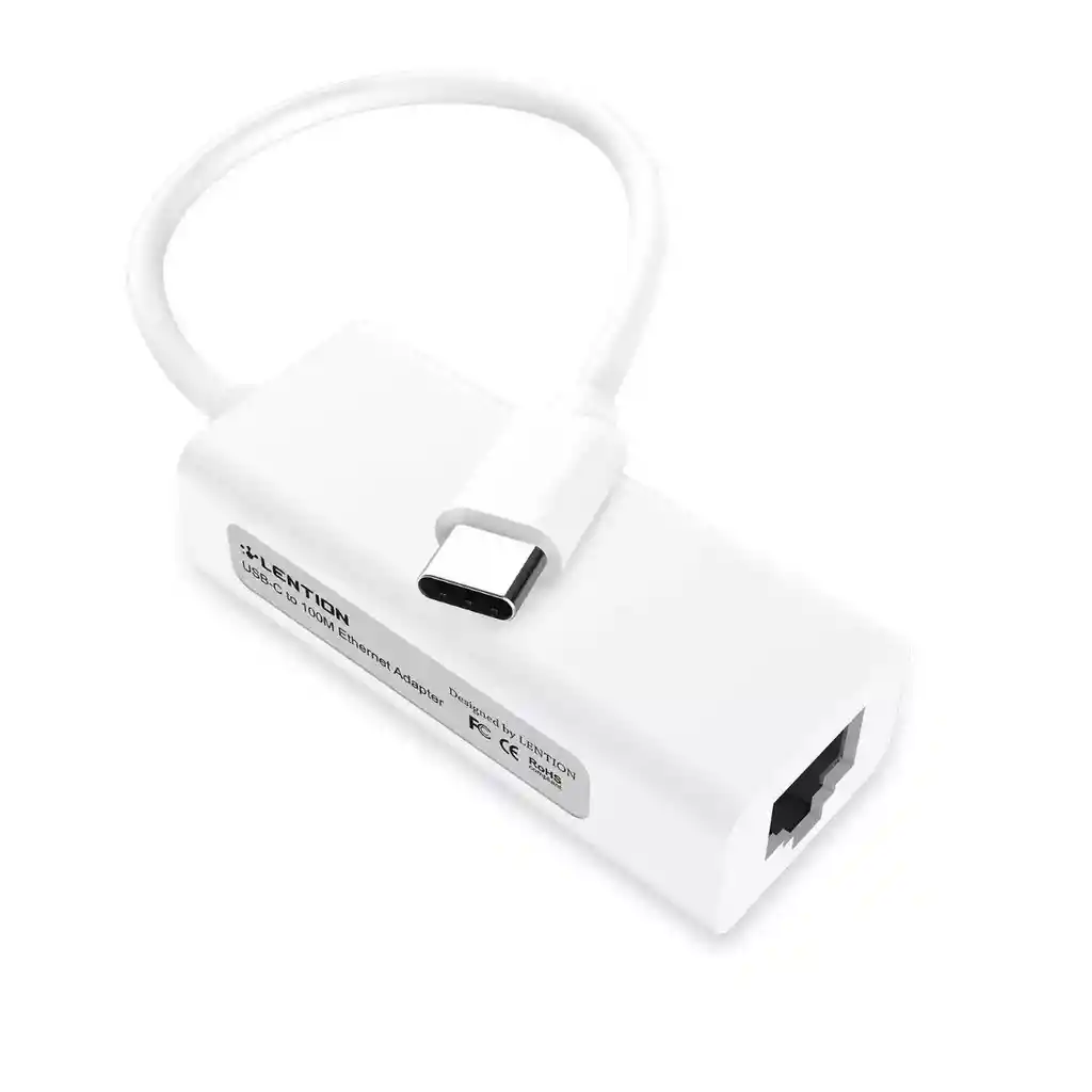 Adaptador Usb-c - Tipo C A Puerto Ethernet Rj45 Para Macbook O Pc