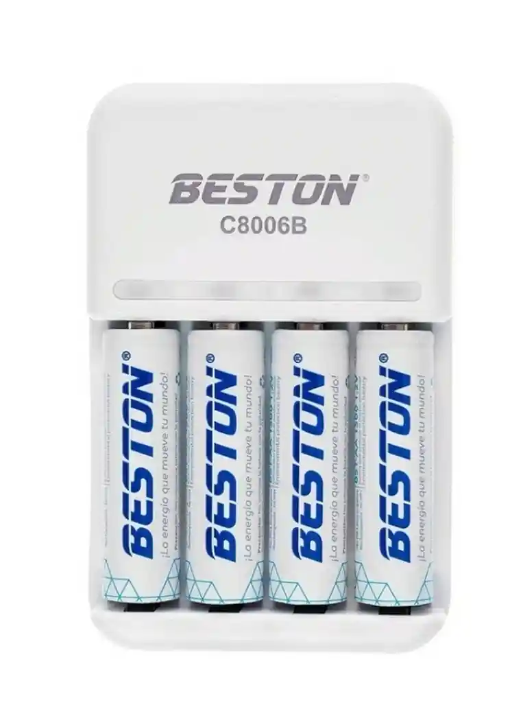 Baterías Pilas Recargables Cargador C8006b Aax4 1500mah