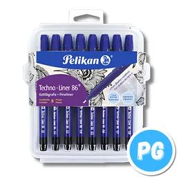 Paquete Rapidografo Pelikan X8 Unds Estilografo 0,1, 0,2, 0,3, 0,4, 0,5, 0,6, 0,7, 0,8