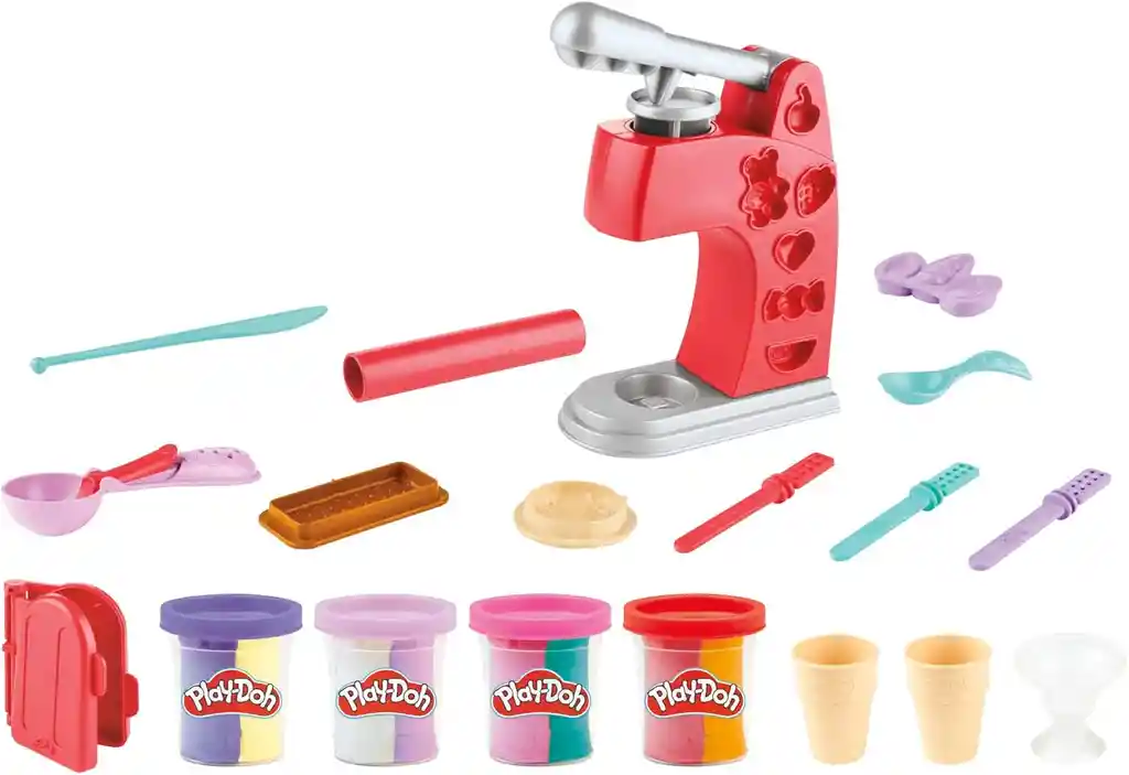 Juego Set Play-doh Heladería Mágica Con Colores Para Niños