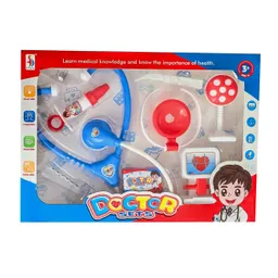 Set Doctor Kit Medico Juguete Niños Estetoscopio Interactivo