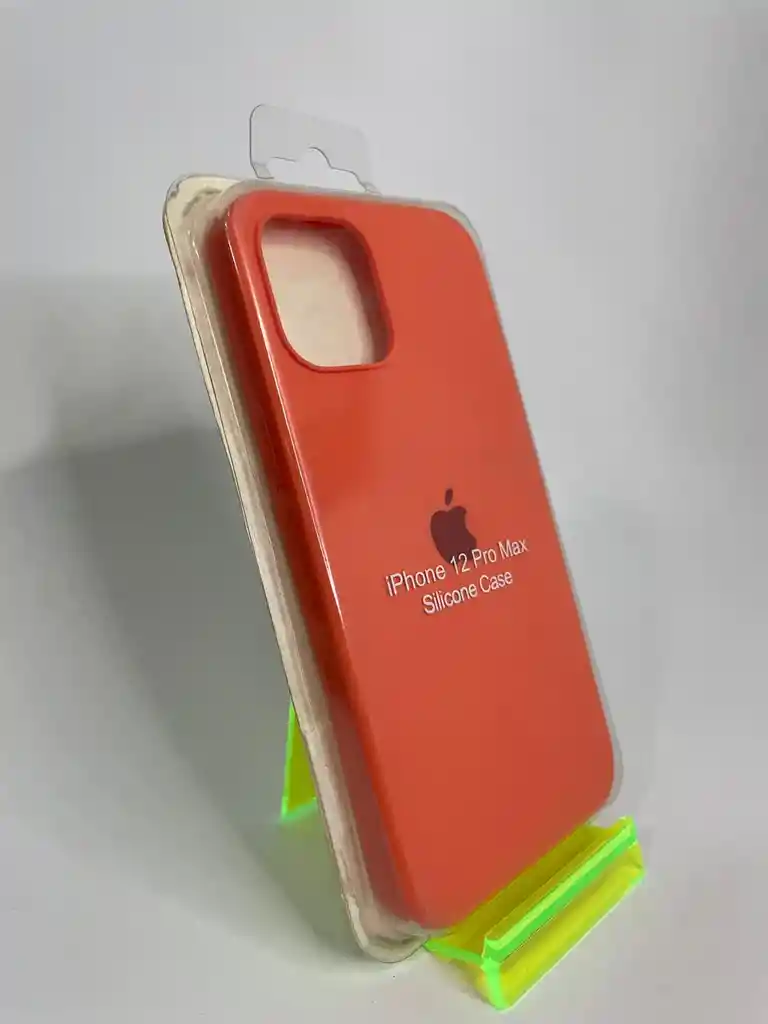 Silicon Case Iphone 12 Pro Max/naranja