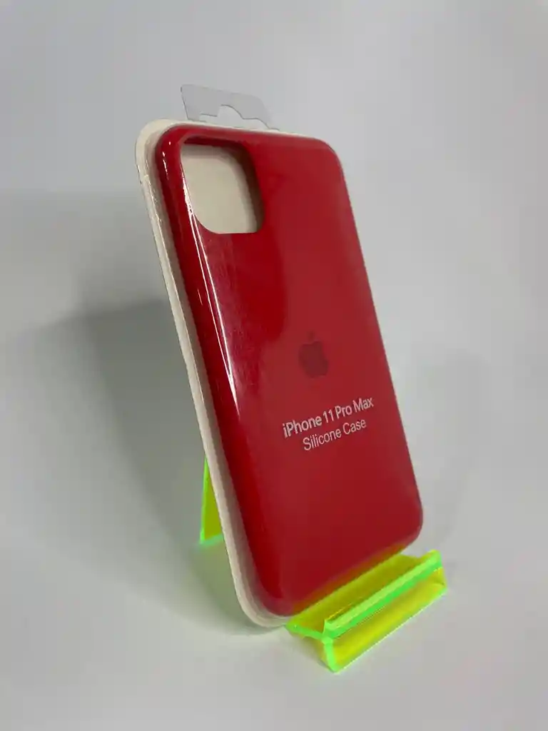 Silicon Case Iphone 11 Pro Max/rojo