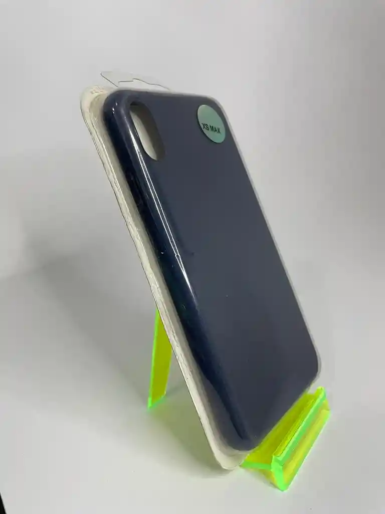 Silicon Case Iphone Xs Max/azul Oscuro