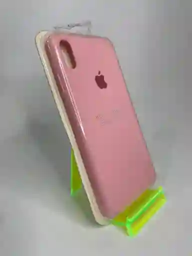 Silicon Case Iphone Xs Max/rosado