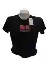 Camiseta Caballero Talla L Negra