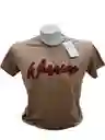 Camiseta Caballero Talla M Marron