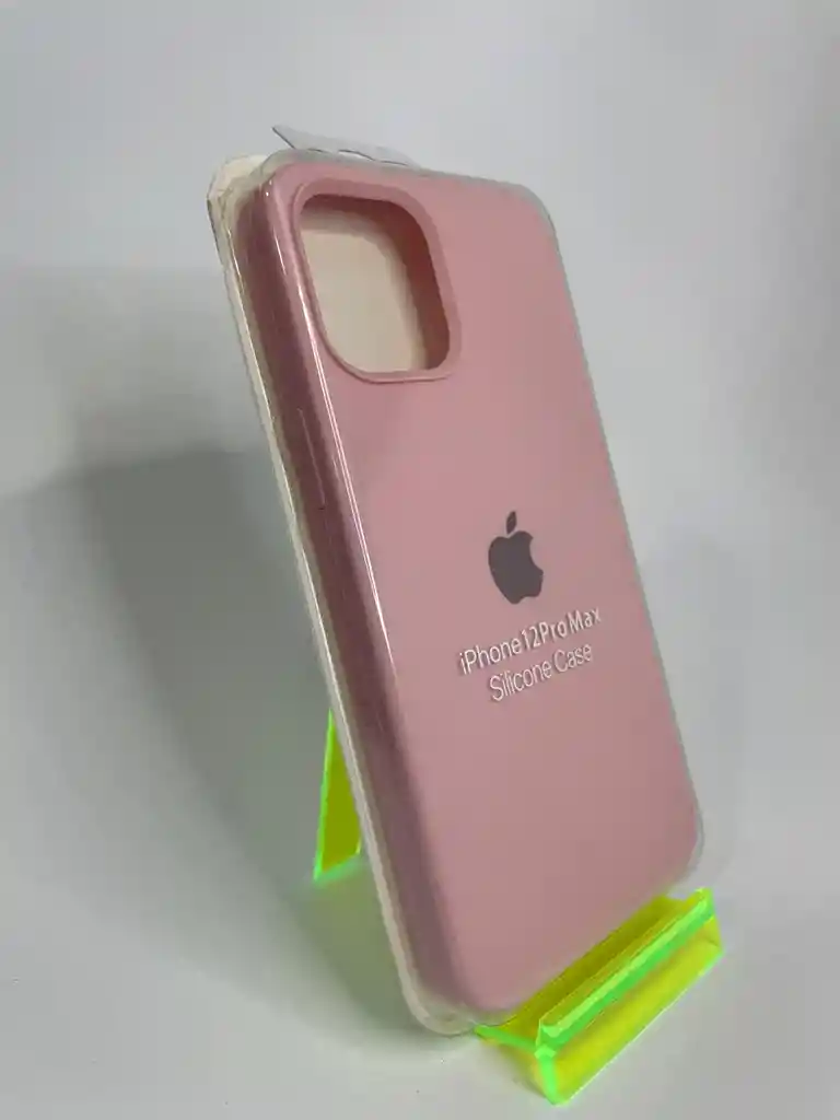 Silicon Case Iphone 12 Pro Max/rosado