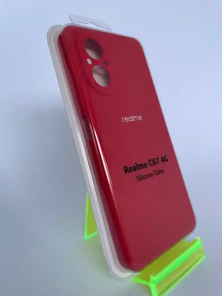 Silicon Case Realme C67-4g/rojo