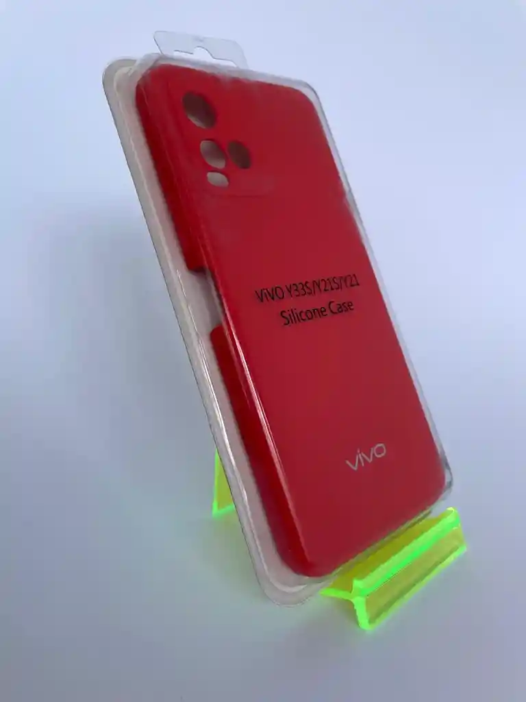 Silicon Case Vivo Y33s/y21s/y21/rojo