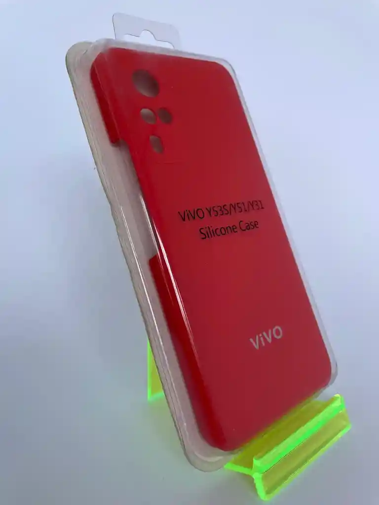 Silicon Case Vivo Y53s/y51/y31/rojo