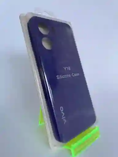 Silicon Case Vivo Y16 Morado