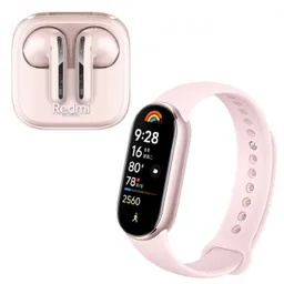 Combo Xiaomi: Smartwatch Smart Band 9 + Buds 6 Active Rosa