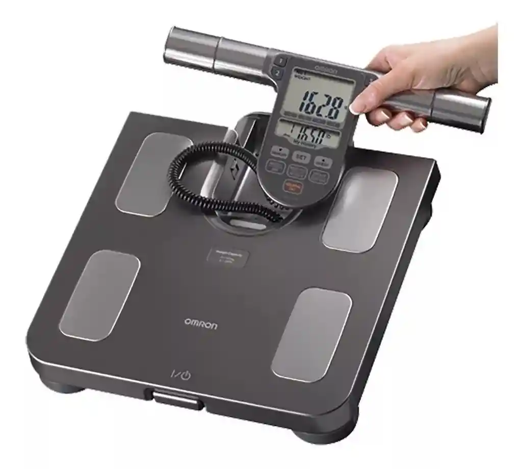 Báscula Digital Omron Balanza Control Hbf-514c Gris, Hasta 150 Kg