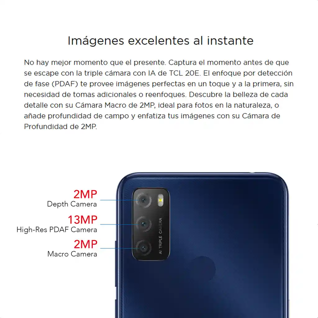 Celular Tcl 20e 128gb /4gb Blue + Audífonos Redmi Buds 6 Play